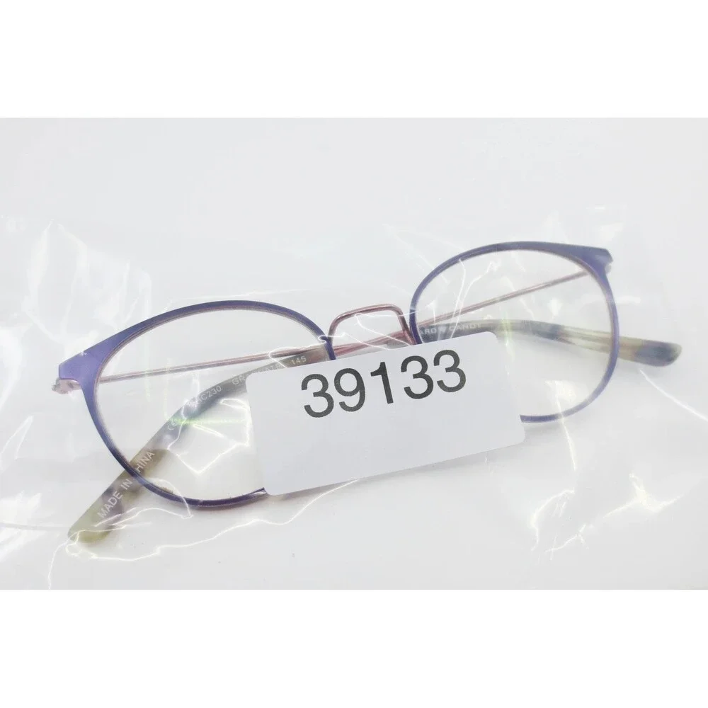 Hard Candy Graduate HC230 Purple Rose Gold Round Eyeglass Frames 145mm 39133